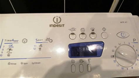 мерцают индикаторы стиральных машин indesit